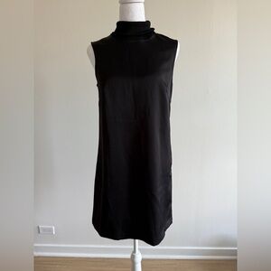 Club Monaco Black Sleeveless Sheath Mini Dress